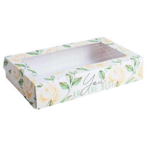 Коробка для сладостей с окном "You are the Best" 20х12х4 см 4747440